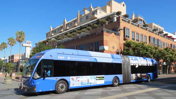 Santa Monica Big Blue Bus NABI 60-BRT 5309